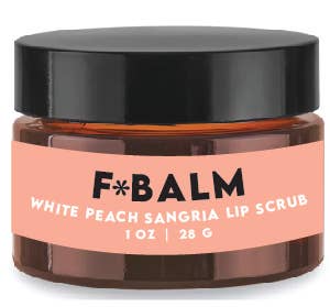 FBalm White Peach Sangria Exfoliating Sugar Lip Scrub