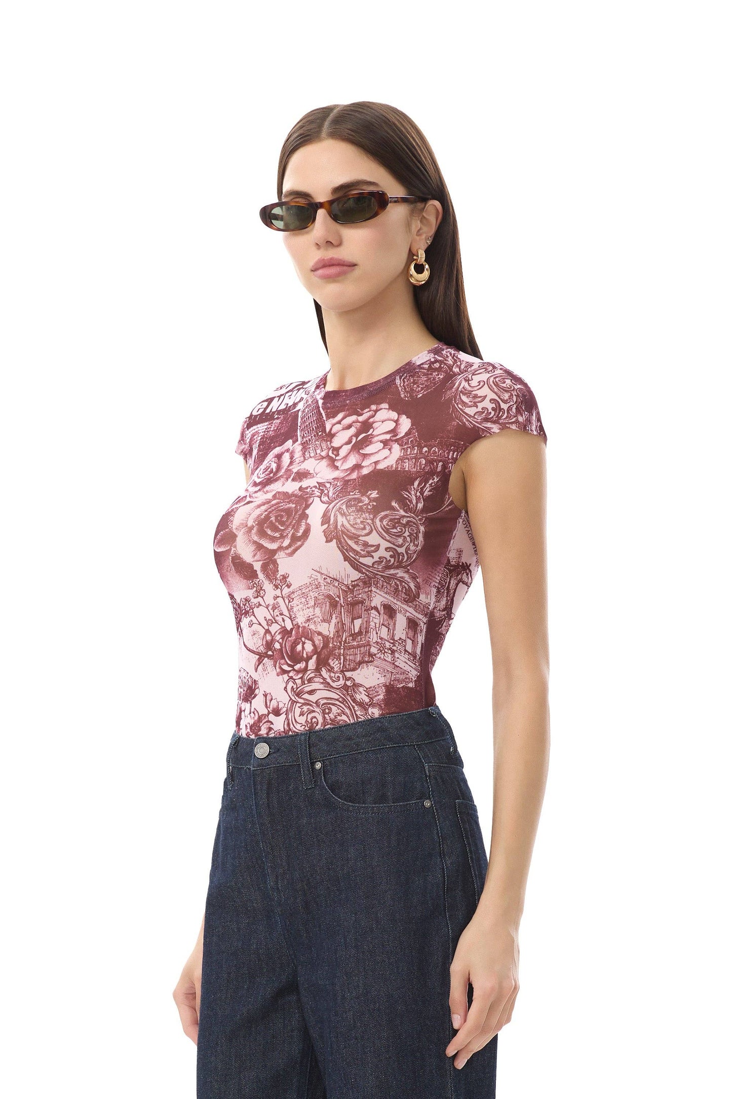 Afrm Nina Top - Rose Convo