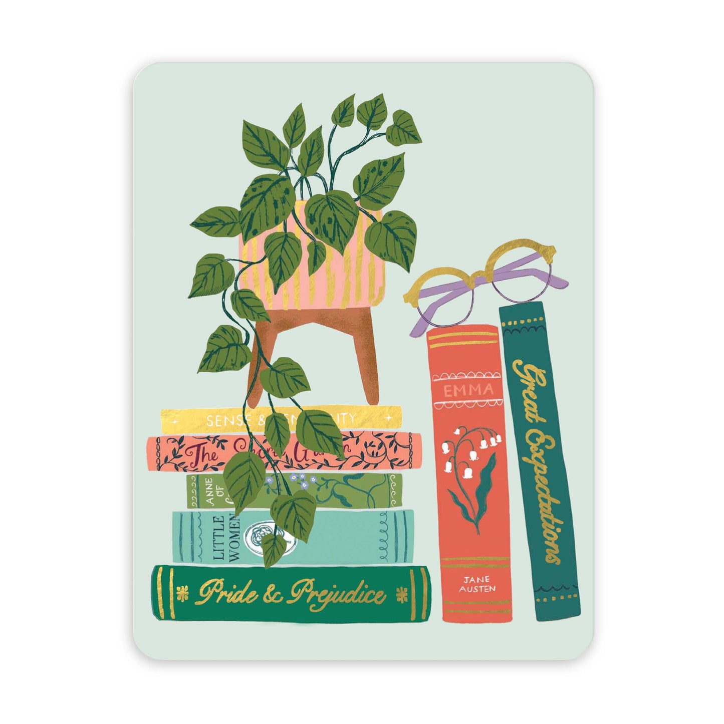 Studio Oh Cozy Reads Artisan Note Card Set