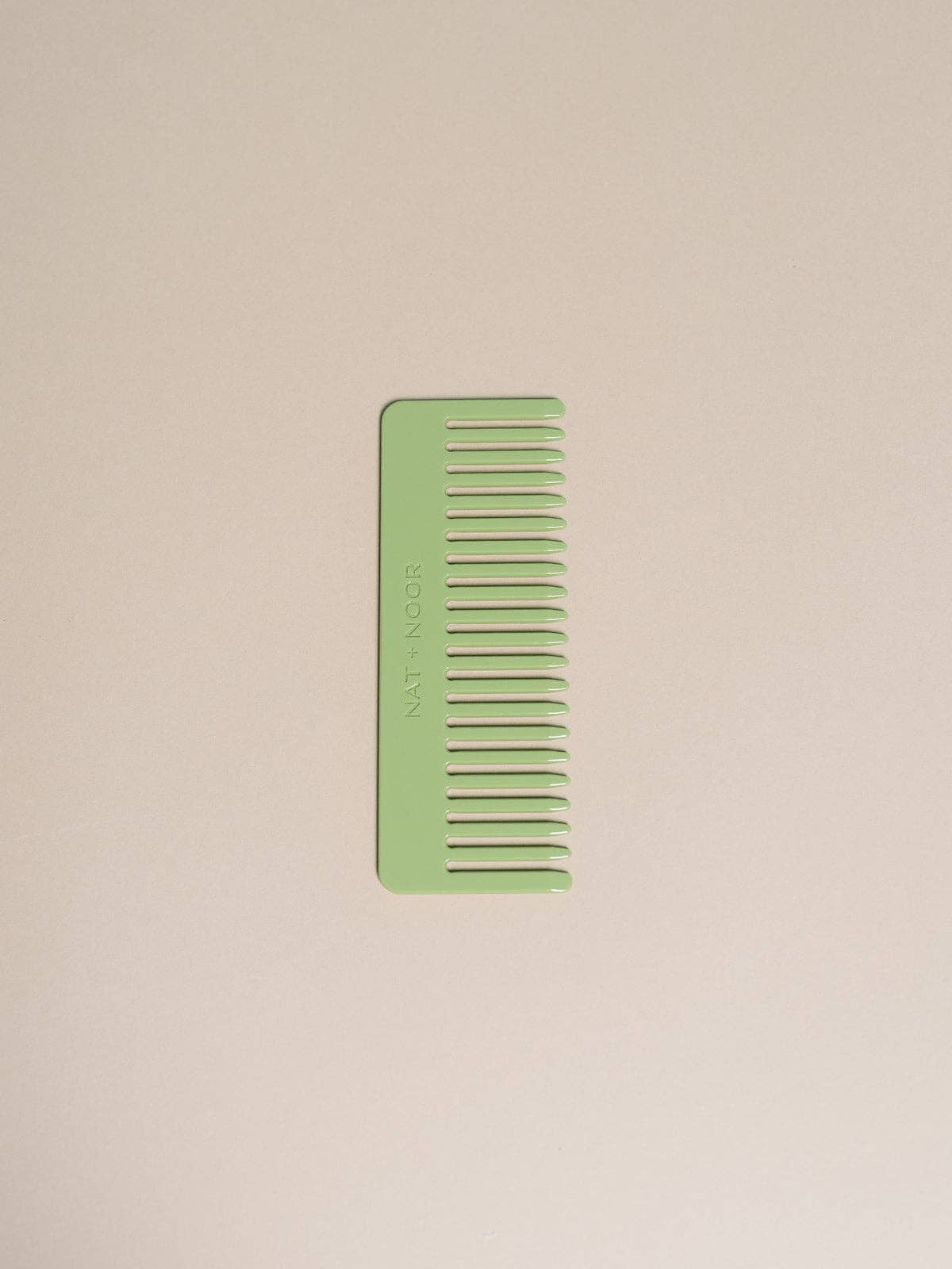 Nat Hair Comb | Wide Toothed | Kiwi Green | Susatinable