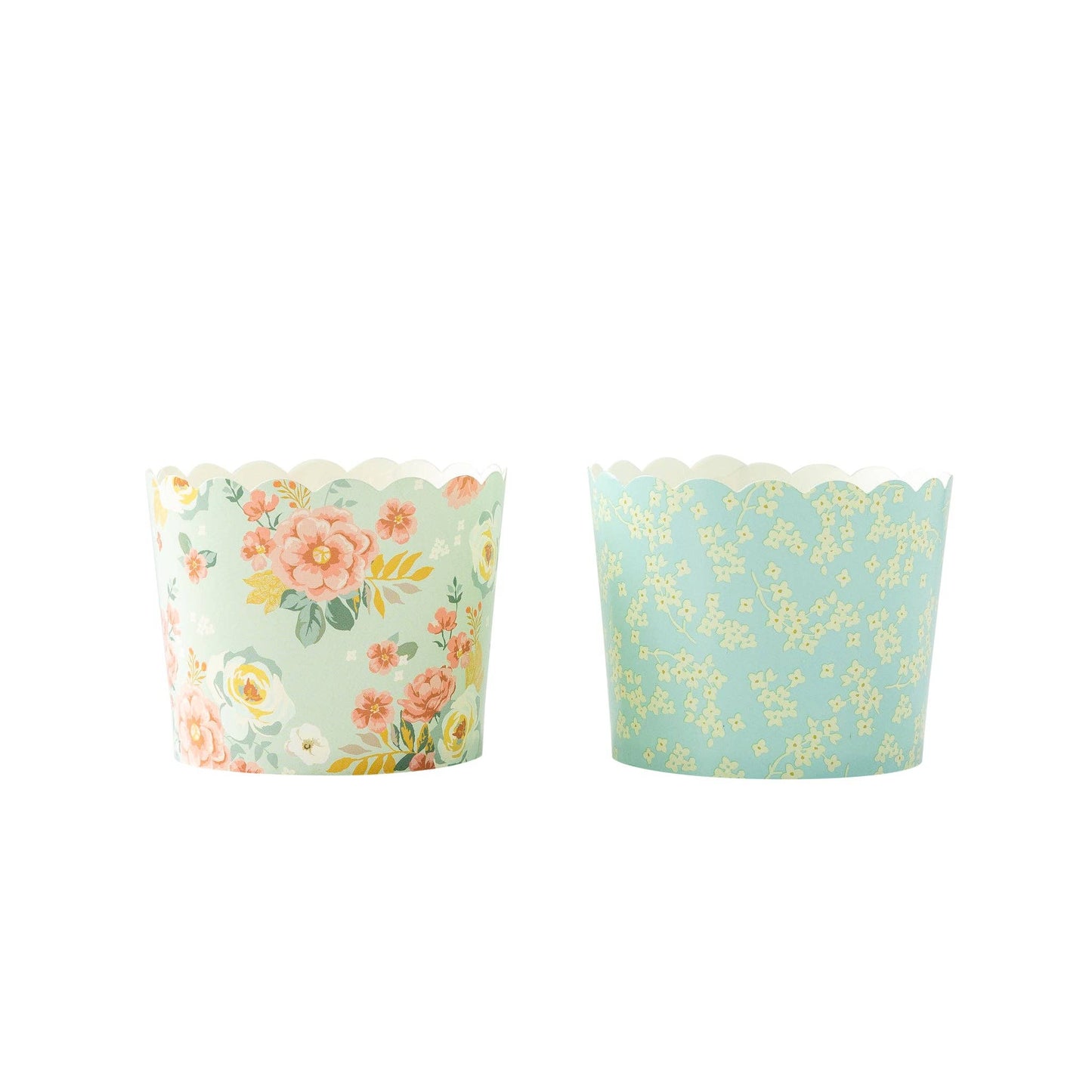 Fabric Floral Food Cups