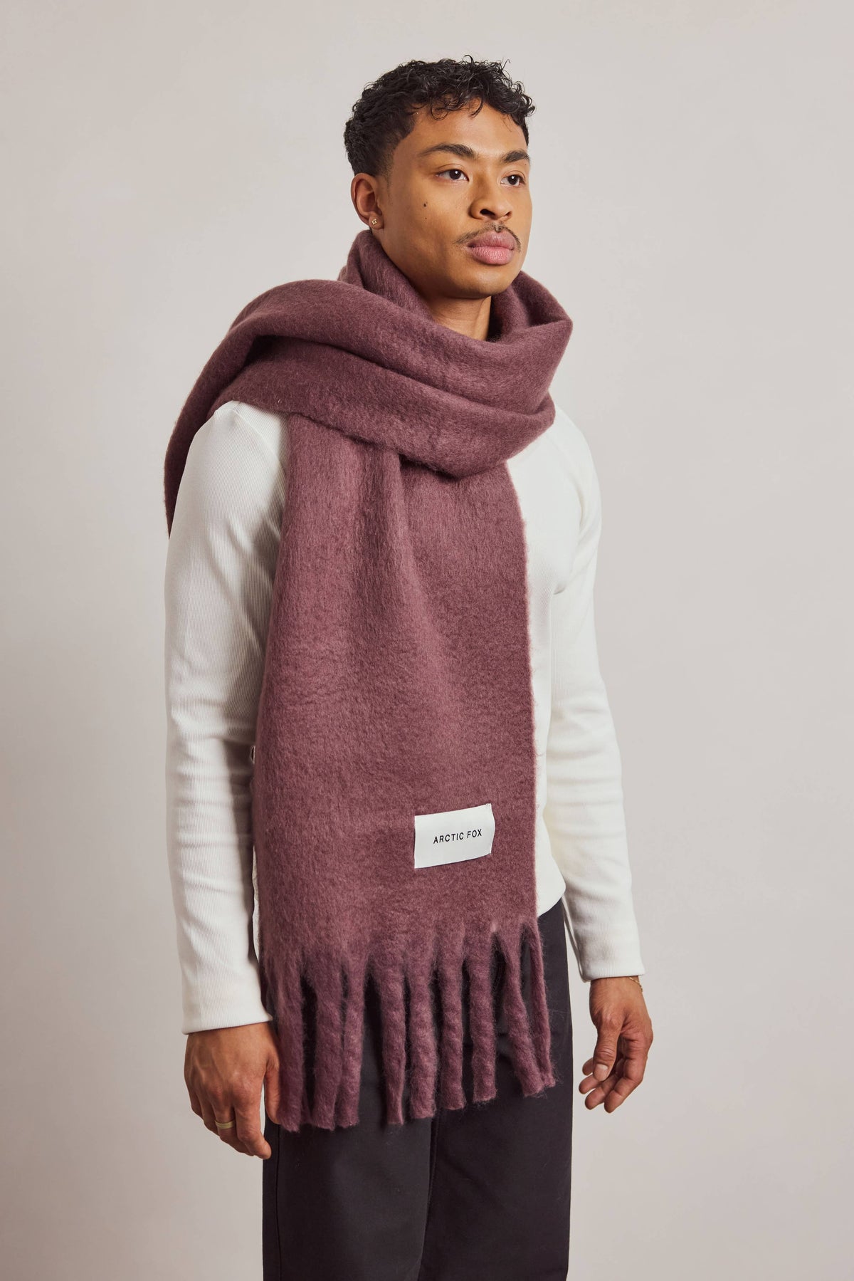 Arctic Fox The Stockholm Scarf - 100% Recycled - Cocoa Powder - FW26
