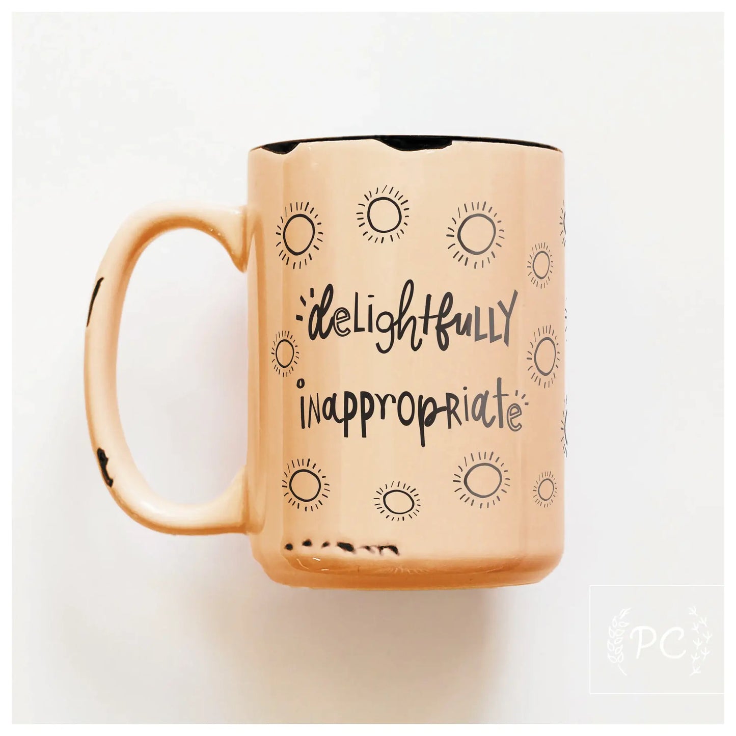 Delightfully inappropriate | ceramic mug