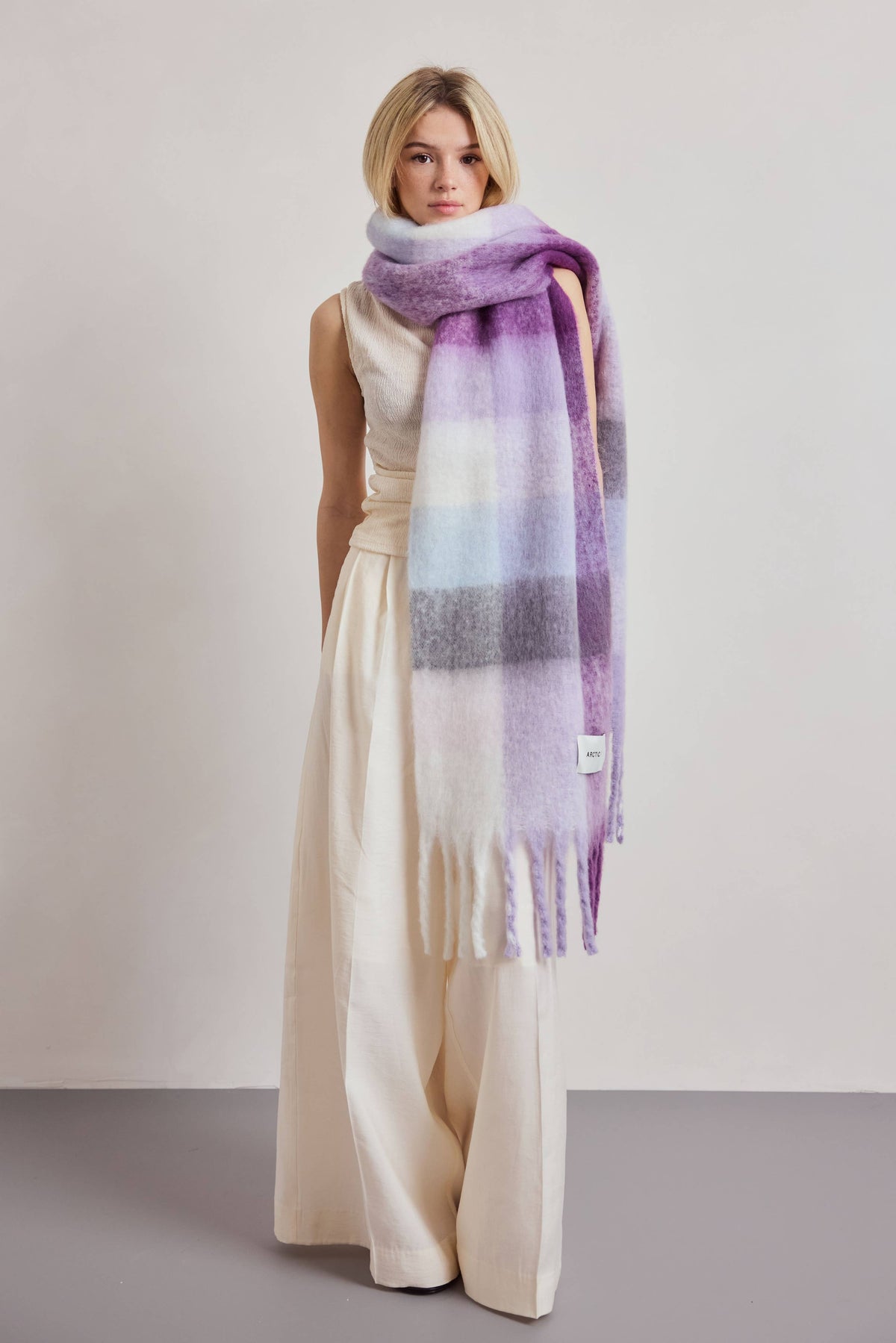 Arctic Fox The Reykjavik Scarf - 100% Recycled - Wild Lilac - FW26
