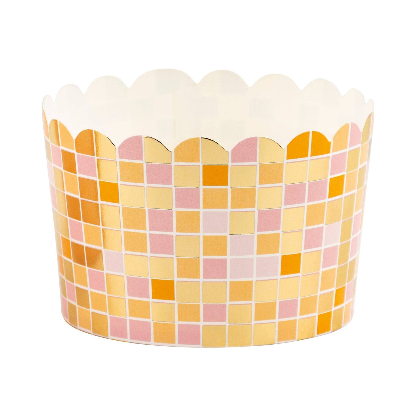 Minds Eye - JUMBO Foil Pumpkin Disco 8 oz Baking Cups (40 ct - 8oz)