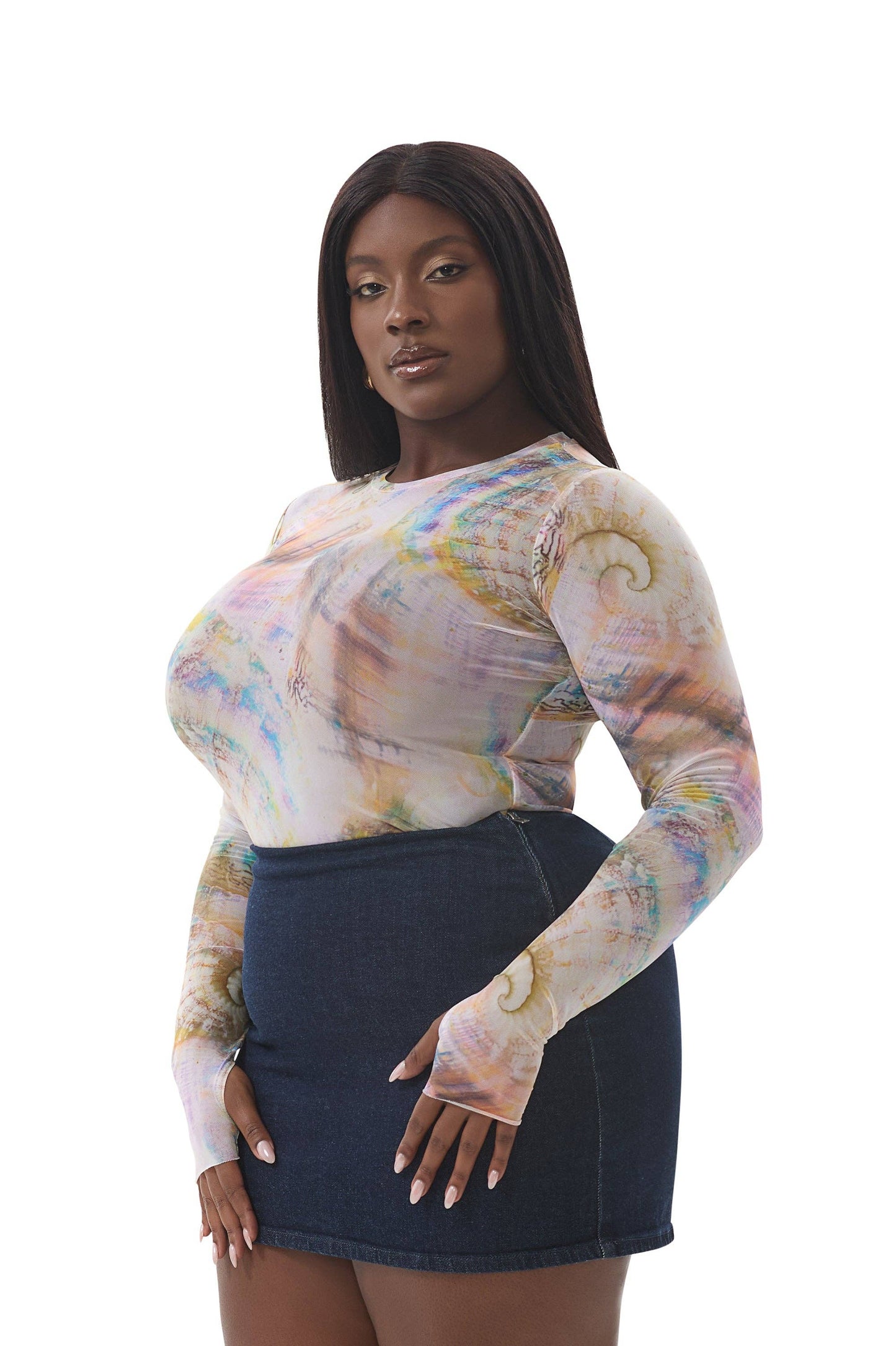 Afrm Kaylee Top - Pearly Shell