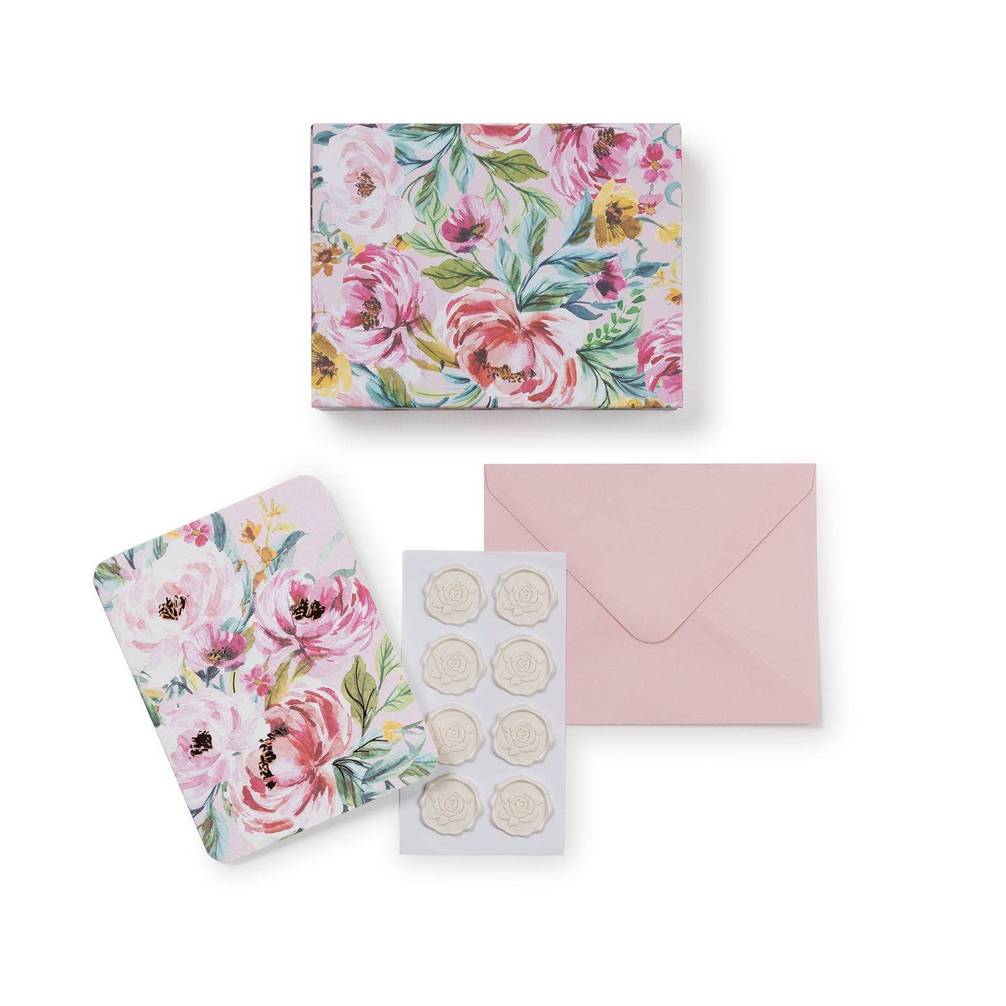 Studio Oh Bella Flora Studio Note Cards with Matching Wax Seals