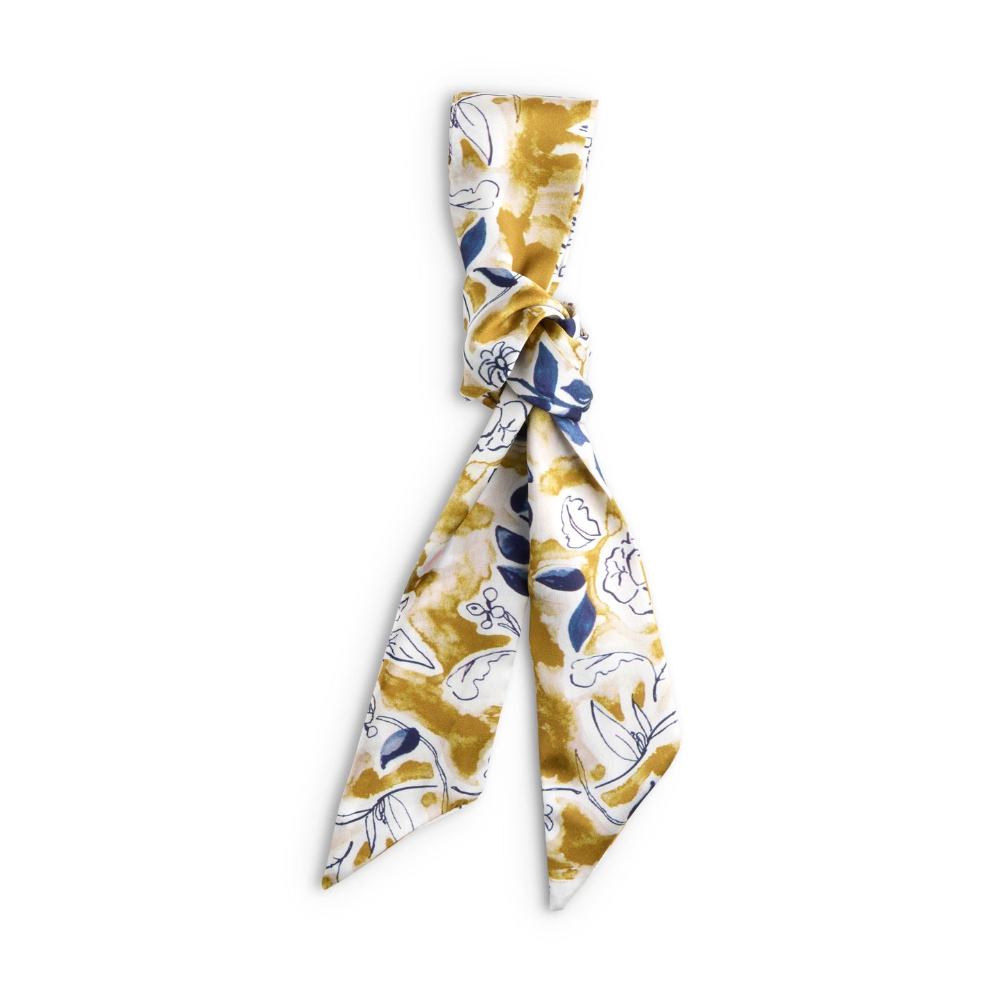 Botanical Skinny Tie Bag Scarf - 5x95cm