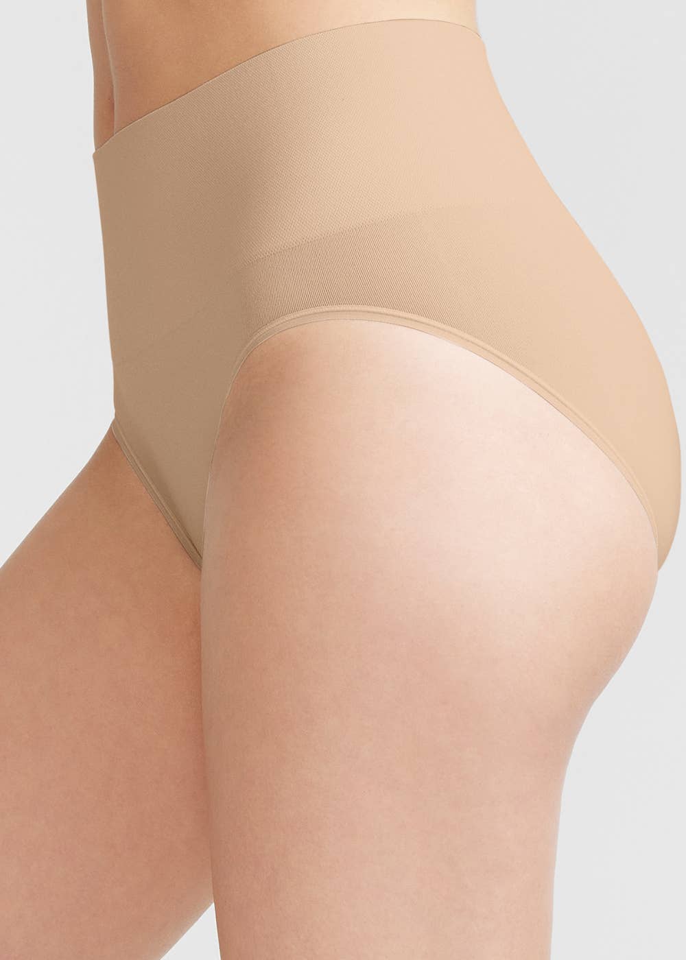 Yummie Sage Shaping Brief- Nylon Seamless: 1X/2X / Dapple Gray