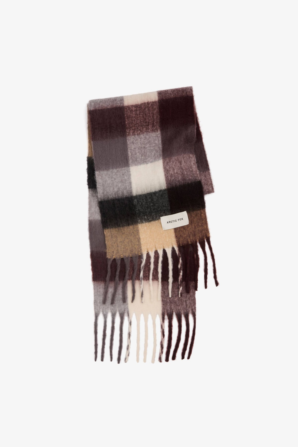 Arctic Fox The Reykjavik Scarf - 100% Recycled - Dark Berry - FW26