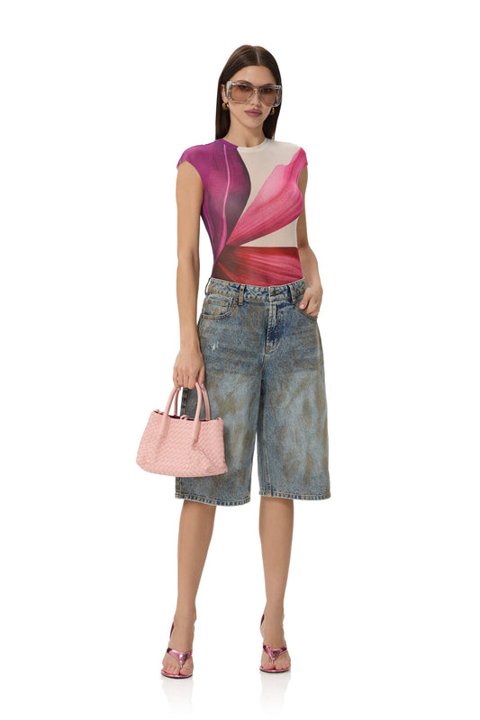 AFRM Nina Top - Lemon Lotus