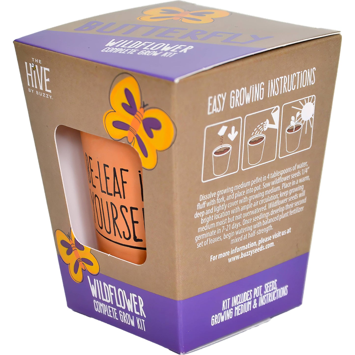 Inspirational Wildflower Complete Grow Kit – Indoor Gift