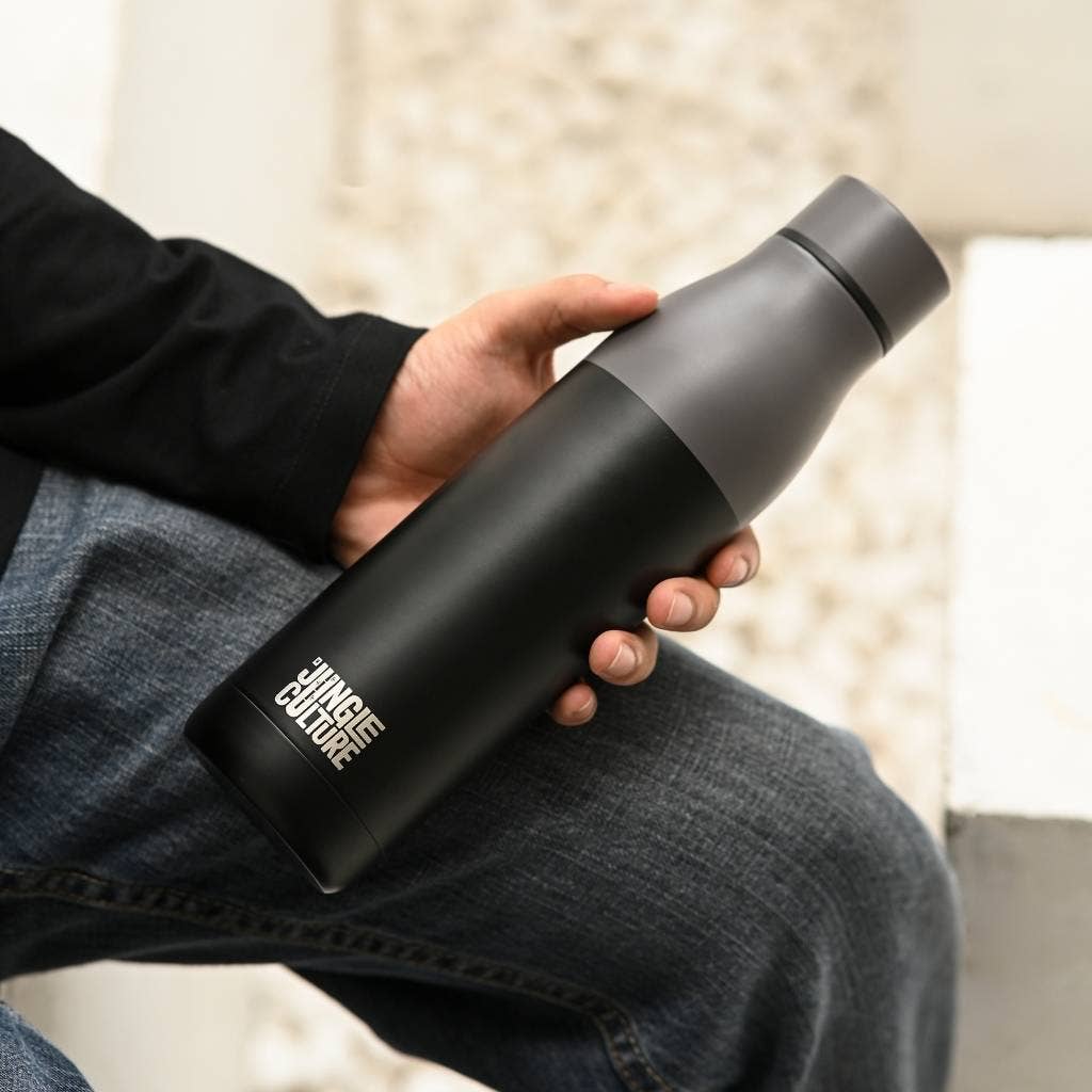 Jungle Reusable Stainless Steel Metal Water Bottles - 650ml