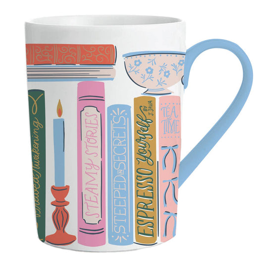 Soiree Sisters Ceramic Mug | Books and Coffee Ceramic Mug