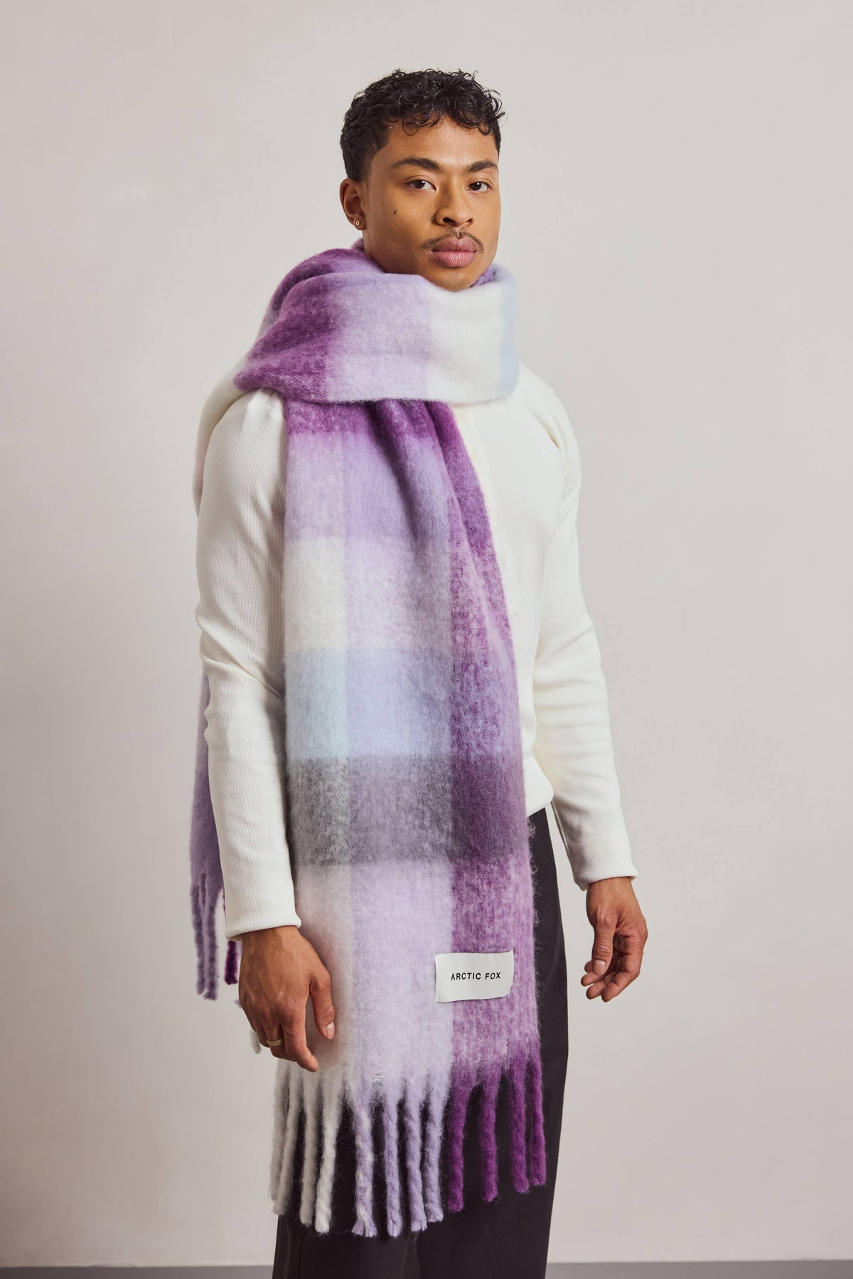 Arctic Fox The Reykjavik Scarf - 100% Recycled - Wild Lilac - FW26