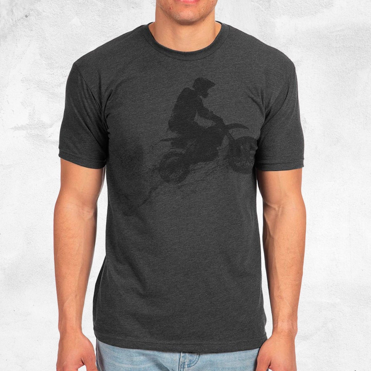 Men's Dirt Bike T-Shirt - Dirt Bike Dissolve