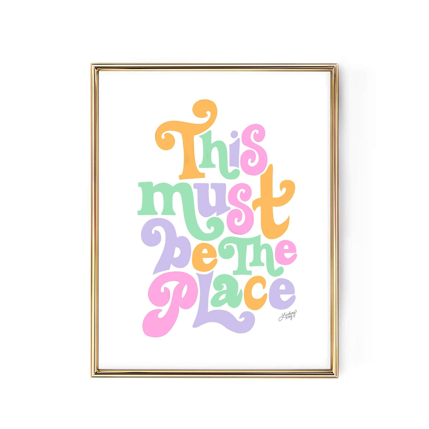 Lindsey Kay This Must Be The Place - Framed Art Print