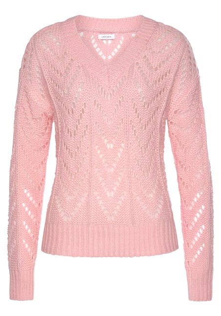 LASCANA Women's Open Knit Sweater##246