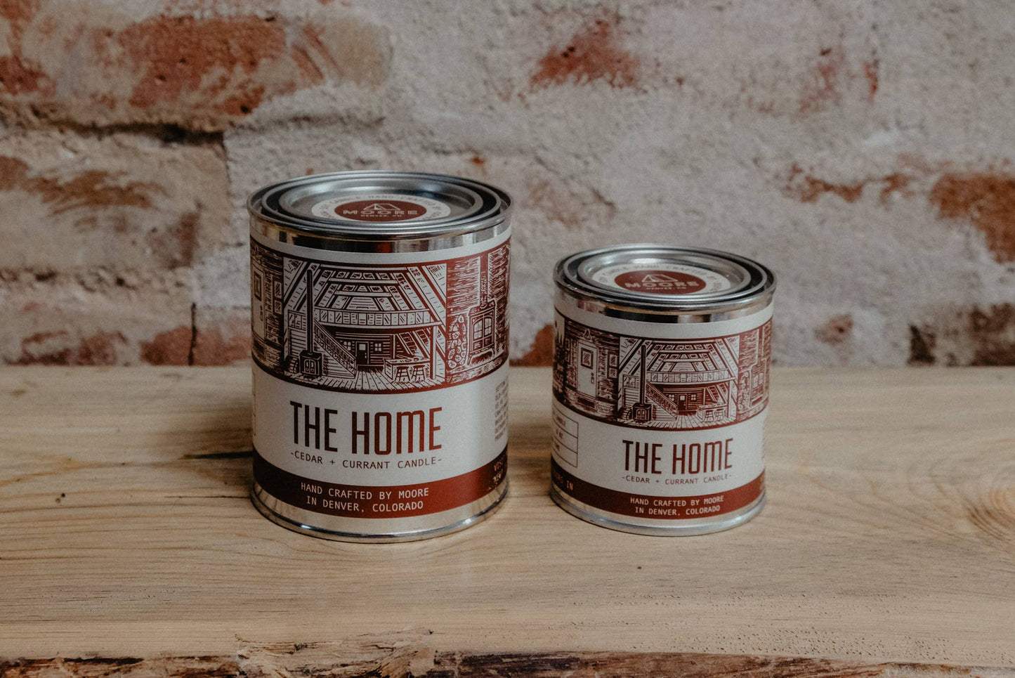 Moore The Home Candle-1/2 Pint