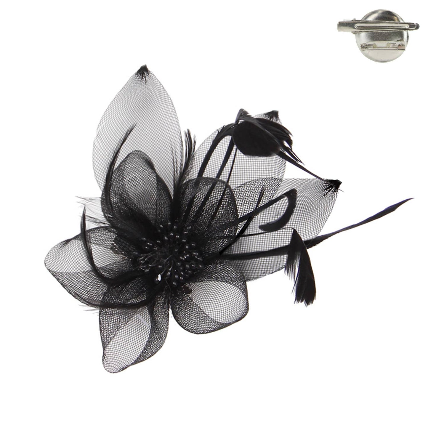 Sophia Organza Floral Mesh Fascinator