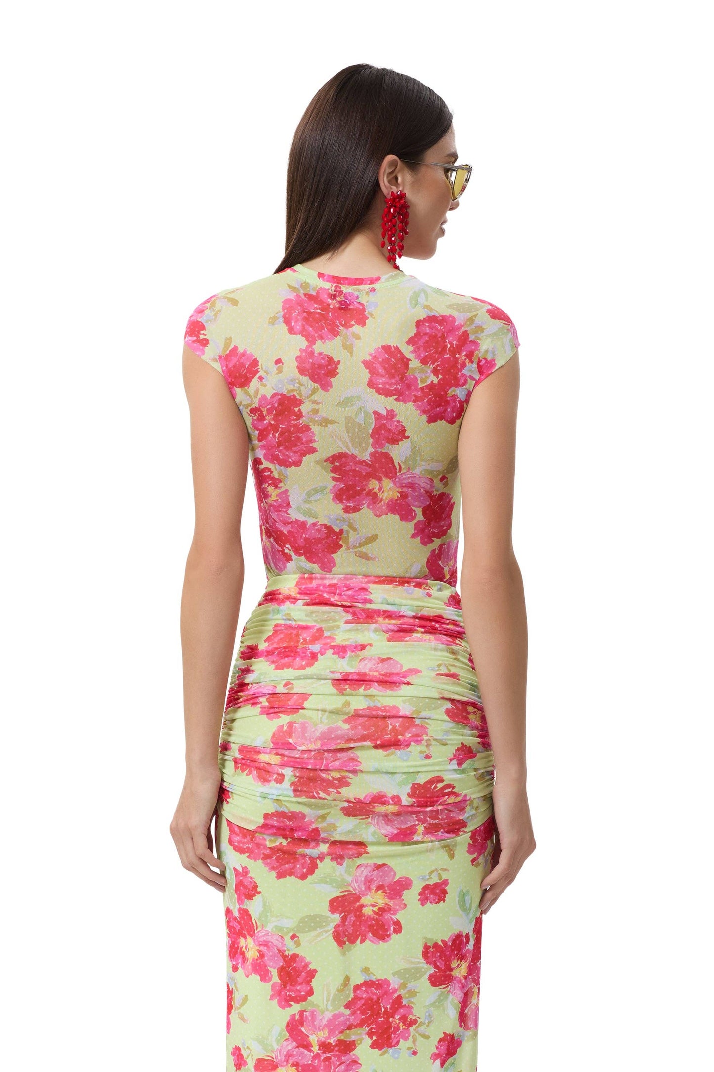 AFRM Nina Top - Floral Dot