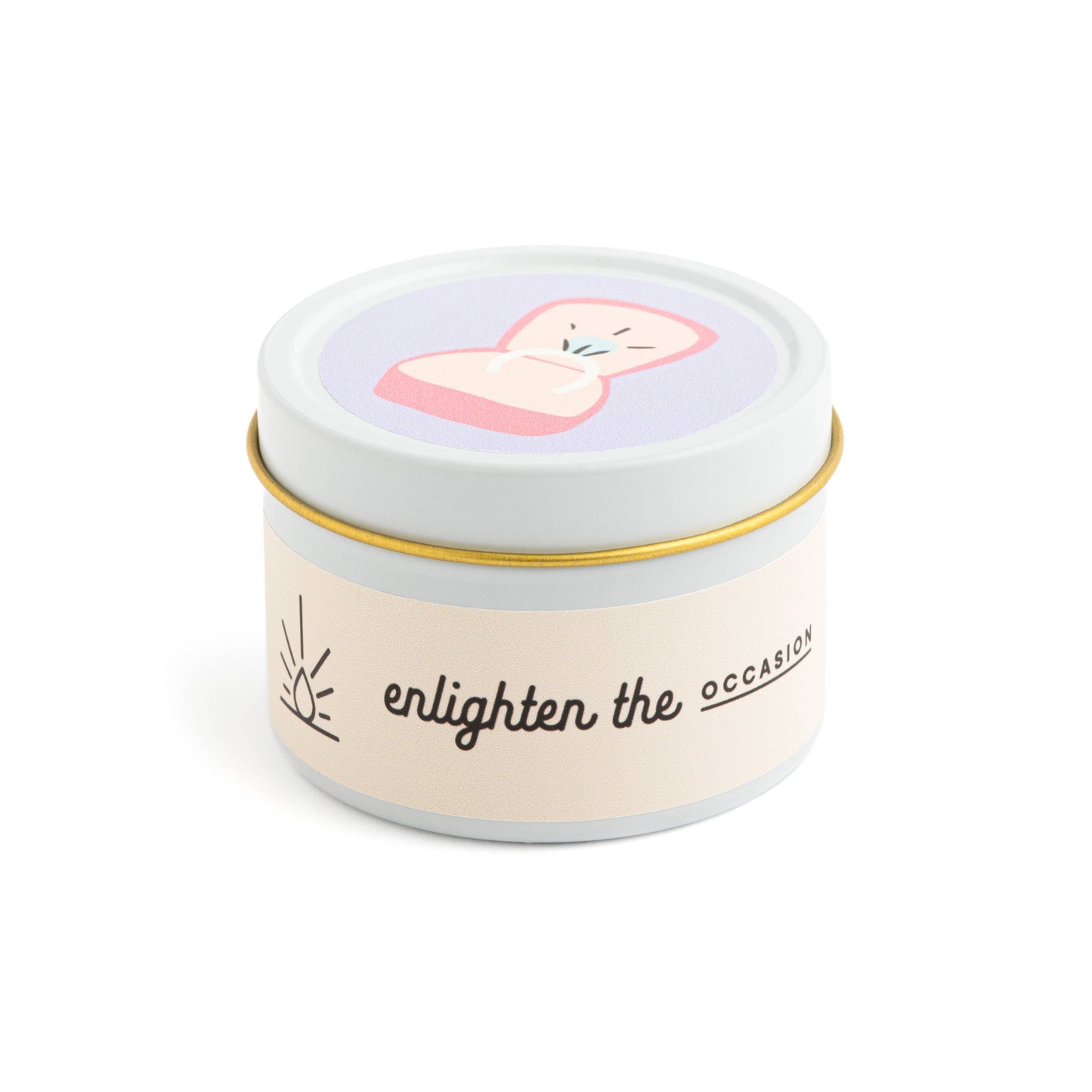 Enlighten Wedding Cake Scented Candle and Matches Set