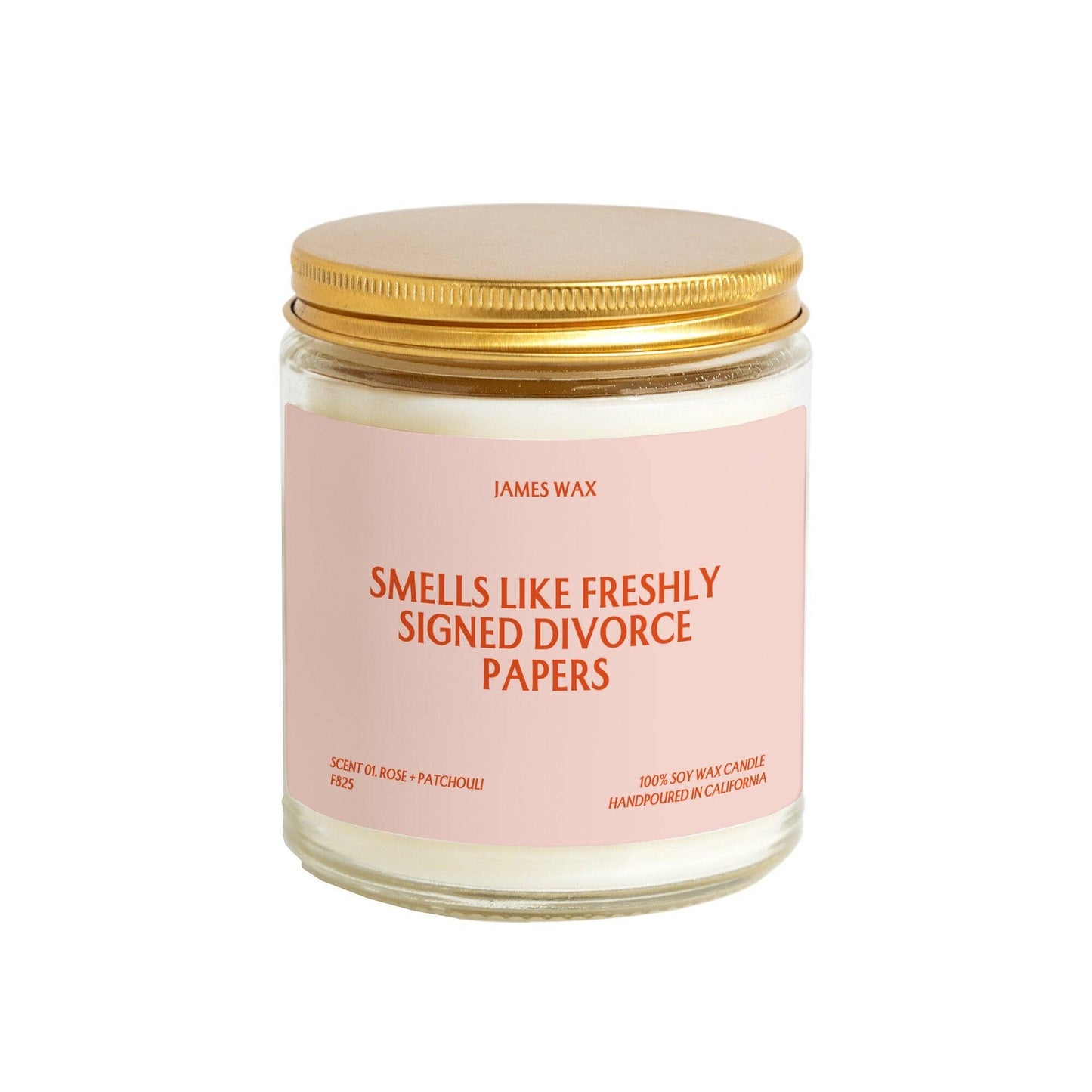James Divorce Gift Smells Like Freshly Signed Divorce Papers Candle For Divorcees Divorce Gift F825