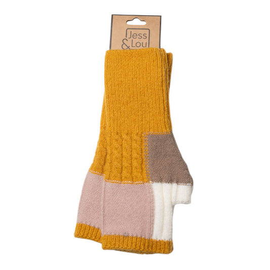Jess & Lou Funky Fingerless gloves/ Wrist Warmers GL342