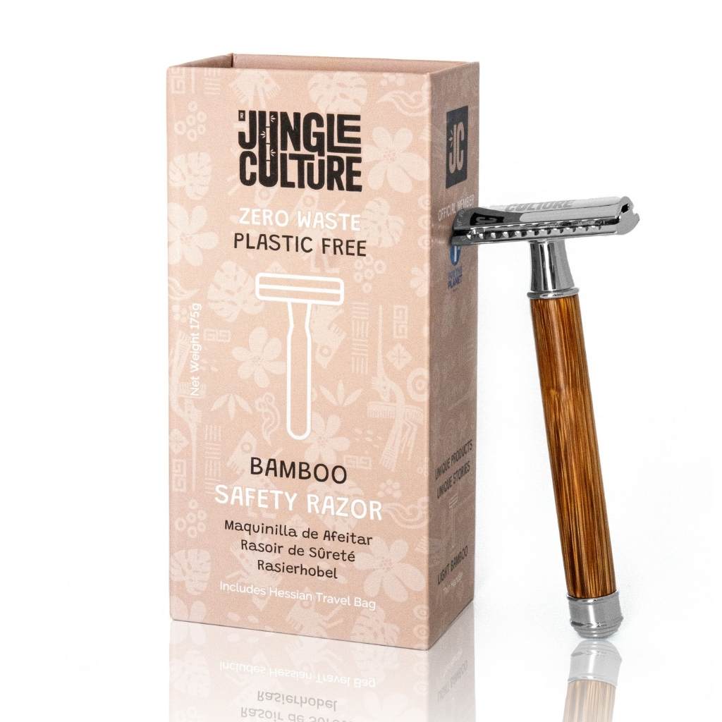 Jungle Bamboo Safety Razor + Stand