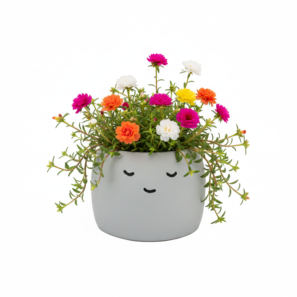 Buzzy Peaceful Pots 3pk | Indoor Herb & Succulent | Zen Garden