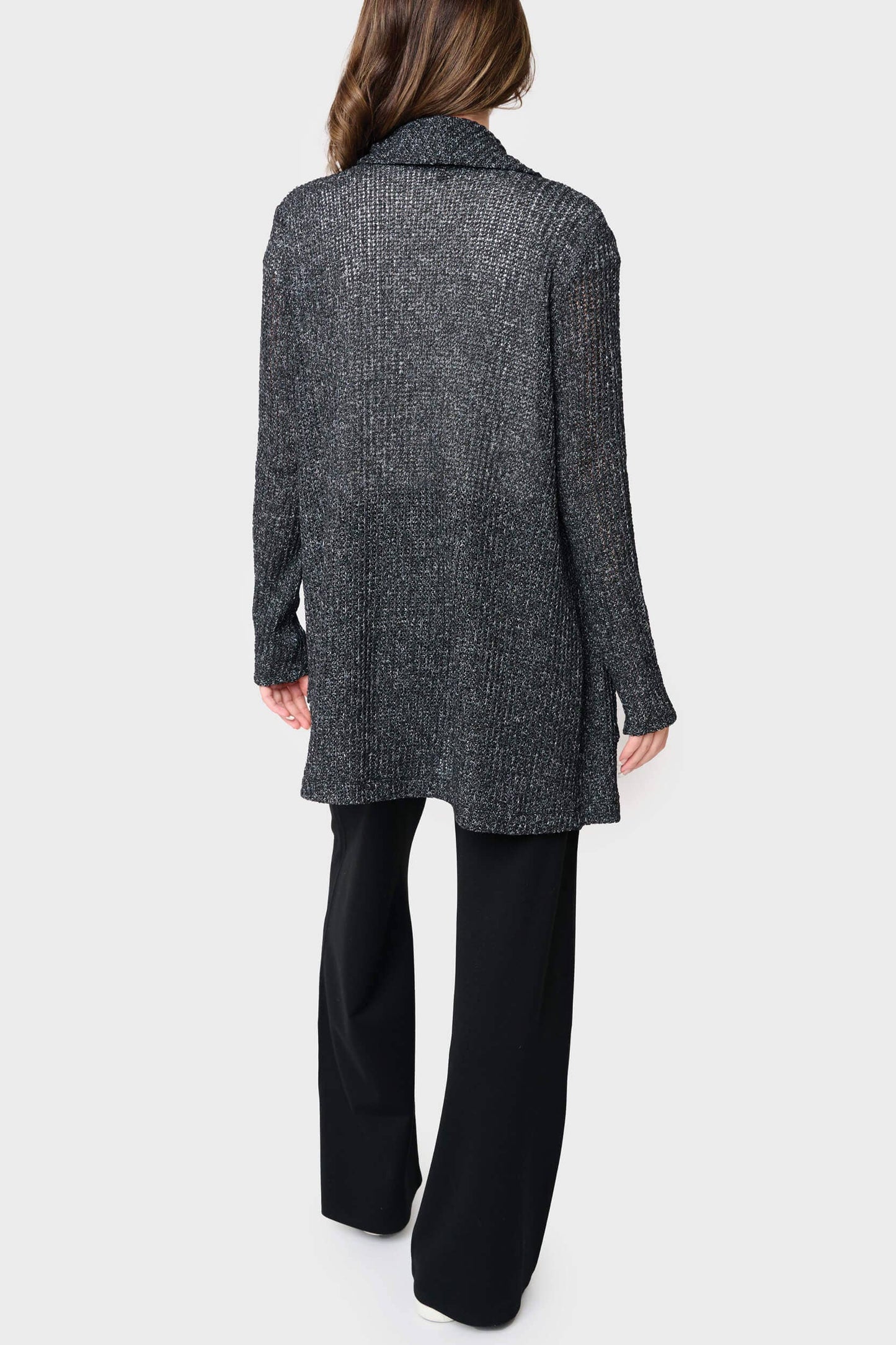 Gibson Shawl Collar Long Cardigan