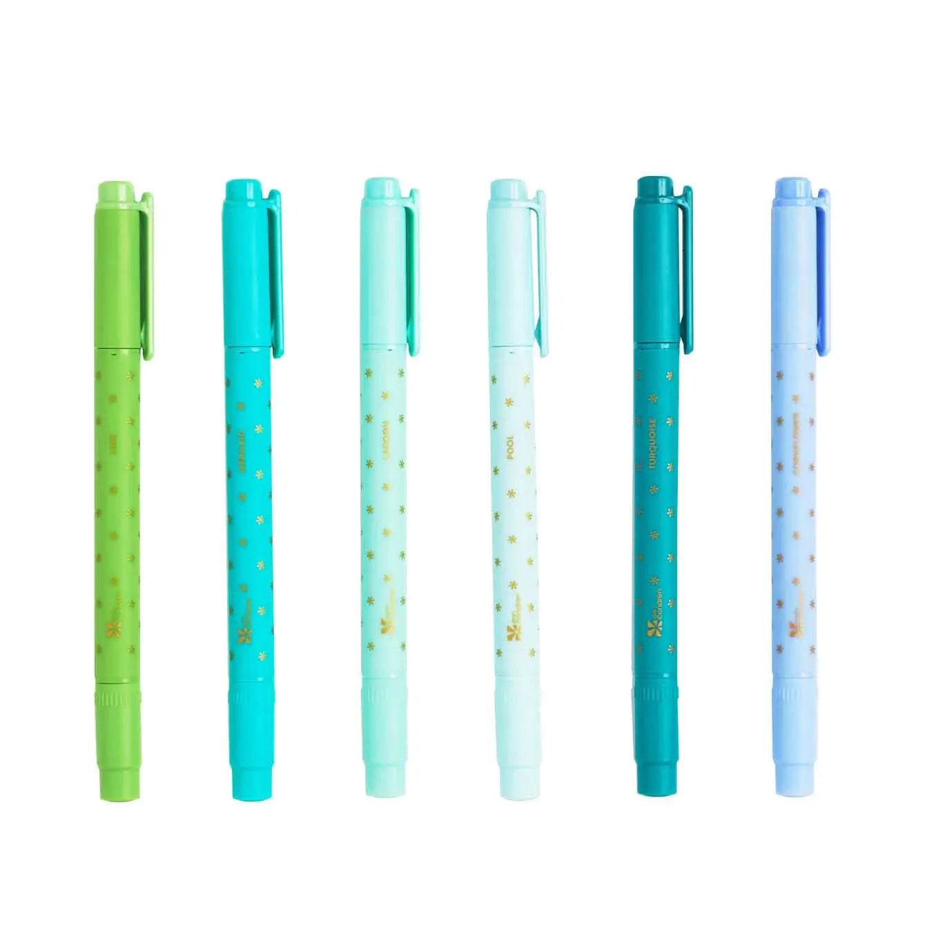 Erin Condren Classic Dual-Tip Markers 6-pack - Meadow