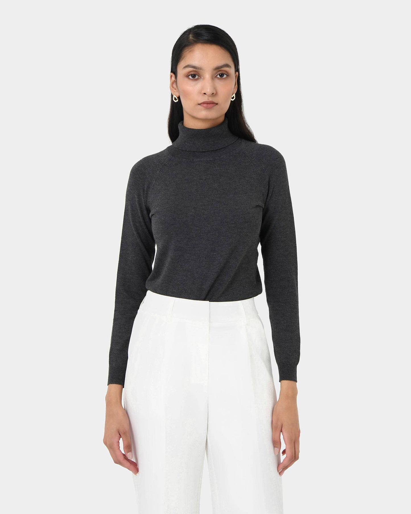 Forcast Women's Clarisse Turtleneck Sweater Jumper