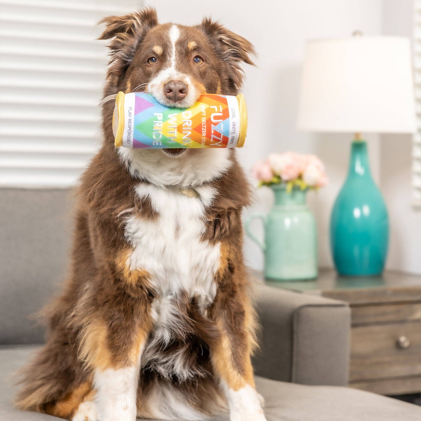 Fuzzy Soft Seltzer For Dogs