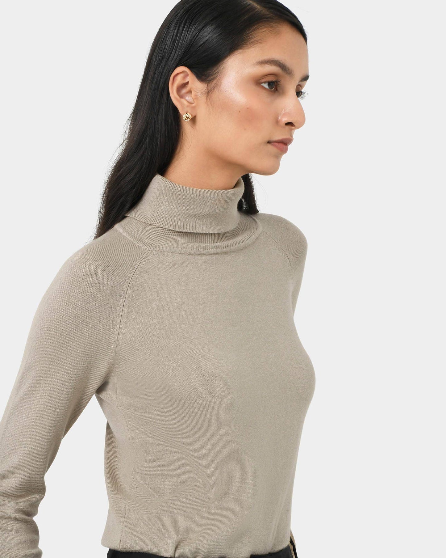 Forcast Women's Clarisse Turtleneck Sweater Jumper