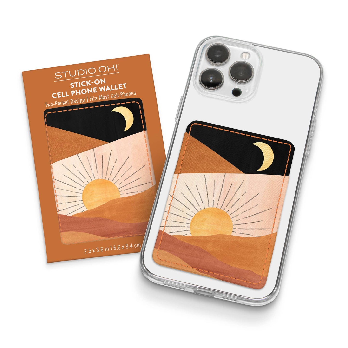 Studio Sunrise Moon Cell Phone Wallet