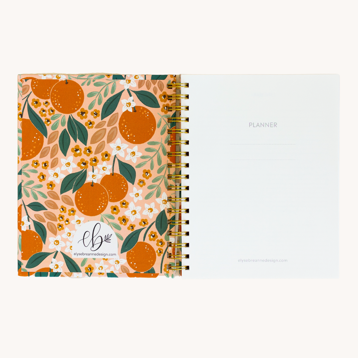 Elyse Blue Daisy Patch Undated Planner