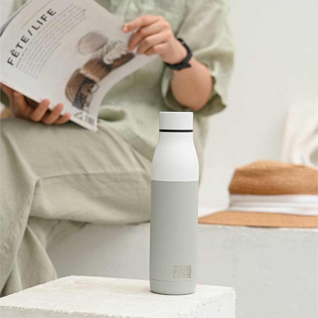 Jungle Reusable Stainless Steel Metal Water Bottles - 650ml