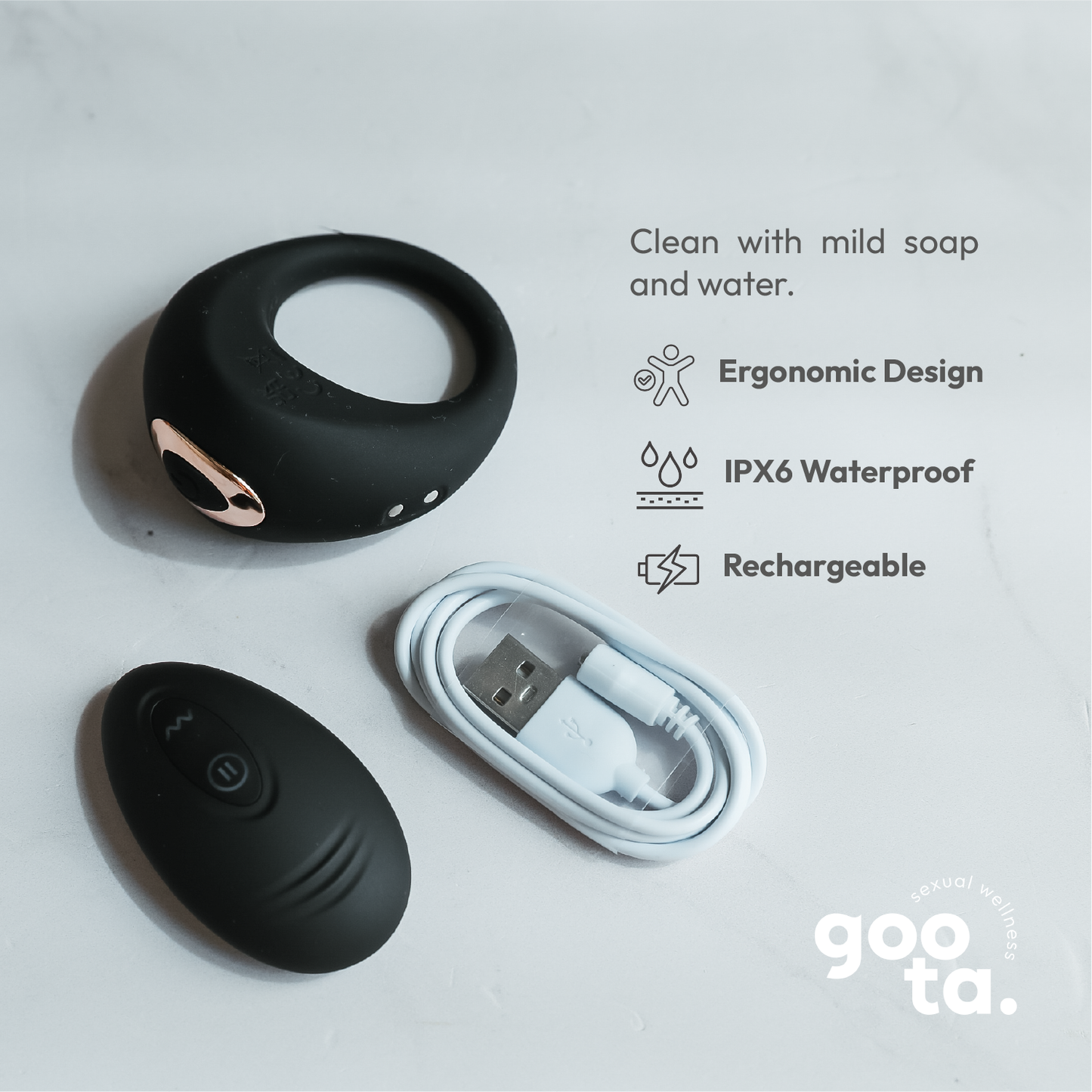 Goota Cock Ring, Clitoral Stimulator, sex toy for couples