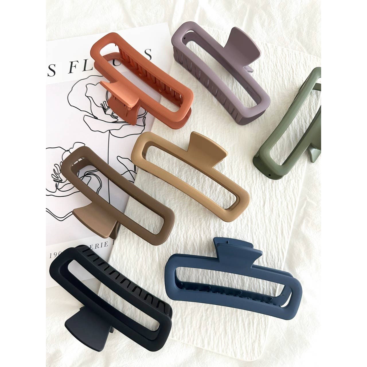 Love Lina Assorted Matte Hair Clips - BONA
