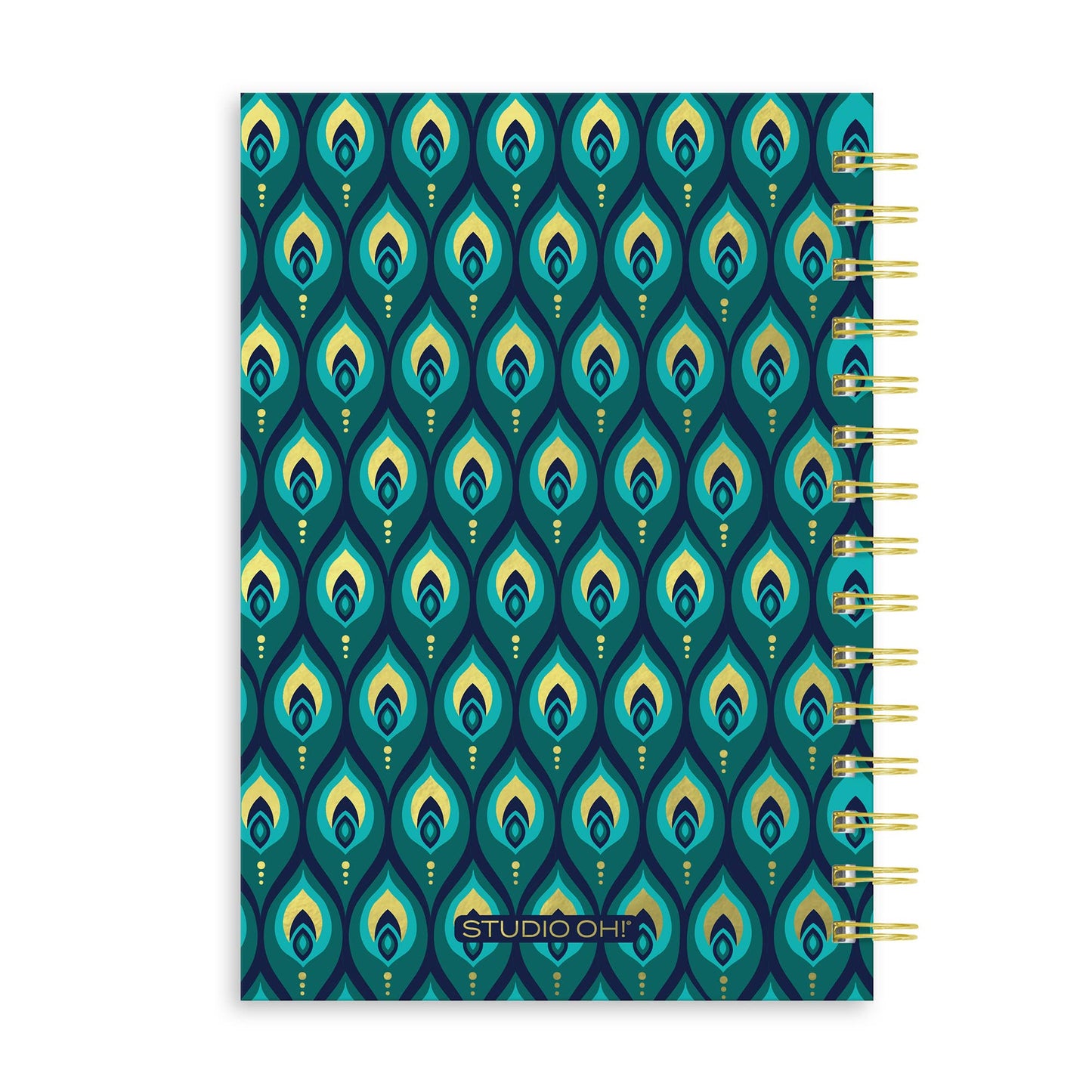 Studio Oh! Cascading Plumes Oliver Notebook with Pen Pocket