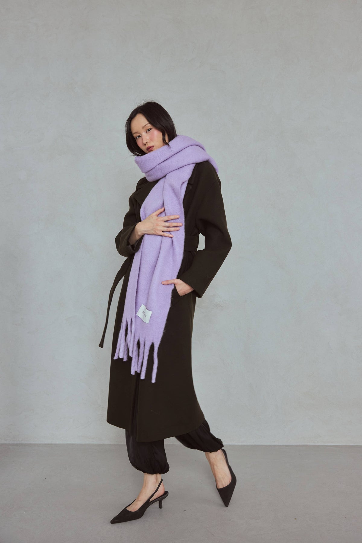 Arctic Fox The Stockholm Scarf - 100% Recycled - Light Lavender - FW26