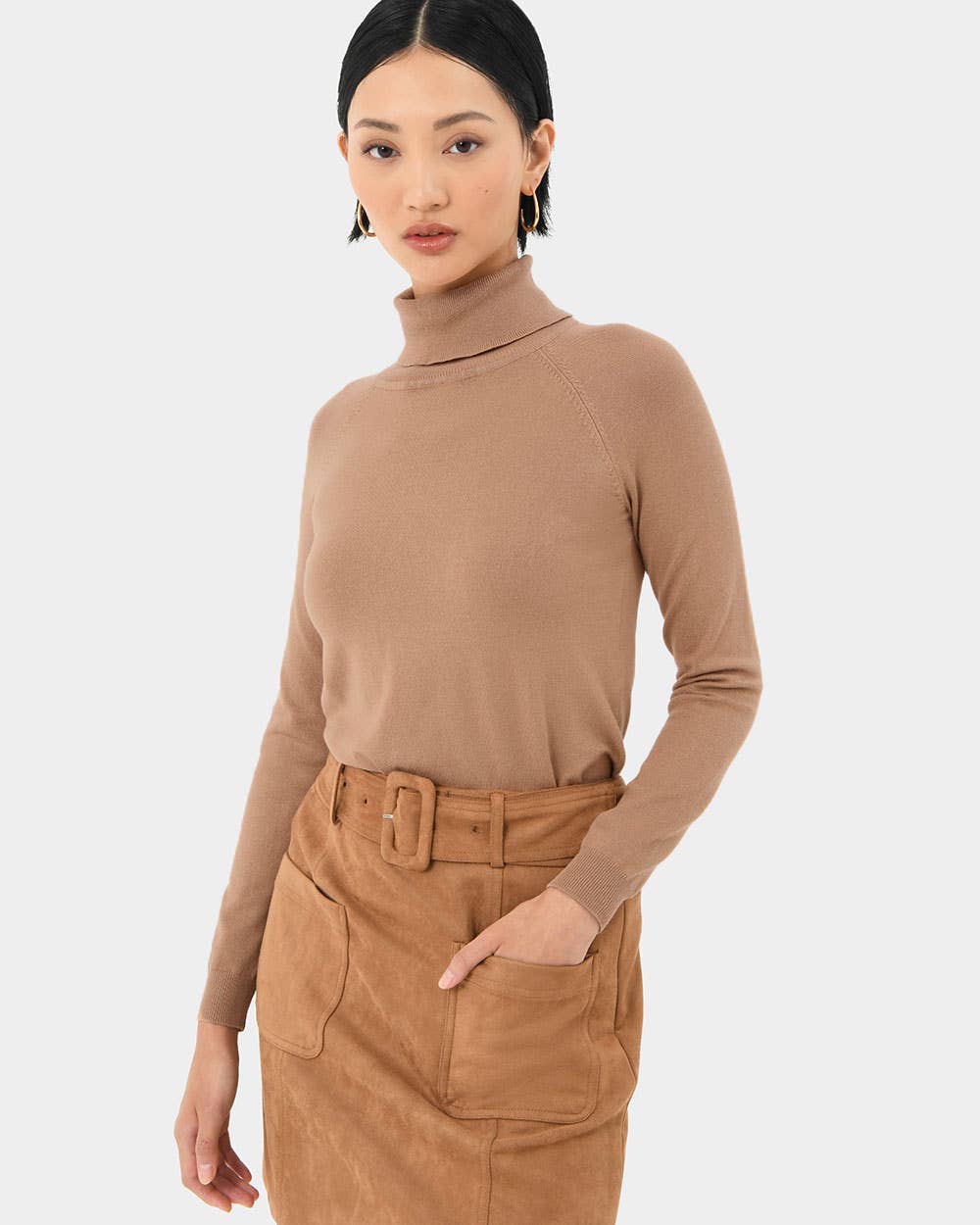 Forcast Women's Clarisse Turtleneck Sweater Jumper