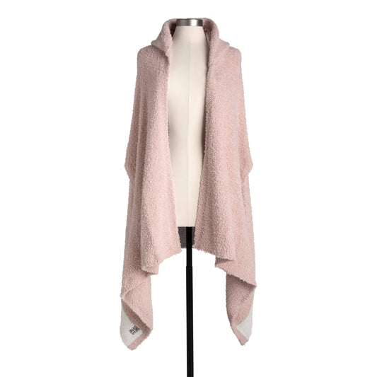 Demdeco Hooded Wrap - Rose Cloud