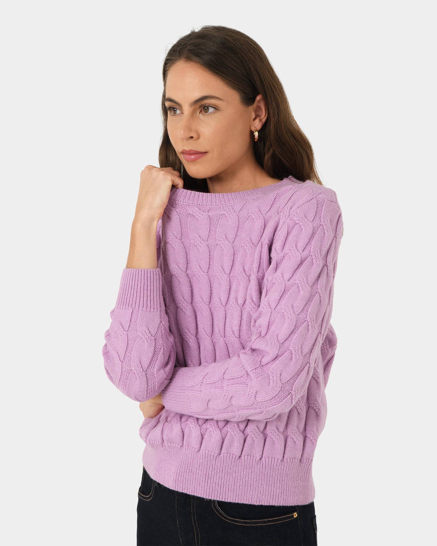 Forcast Women's Janna Cable Jumper