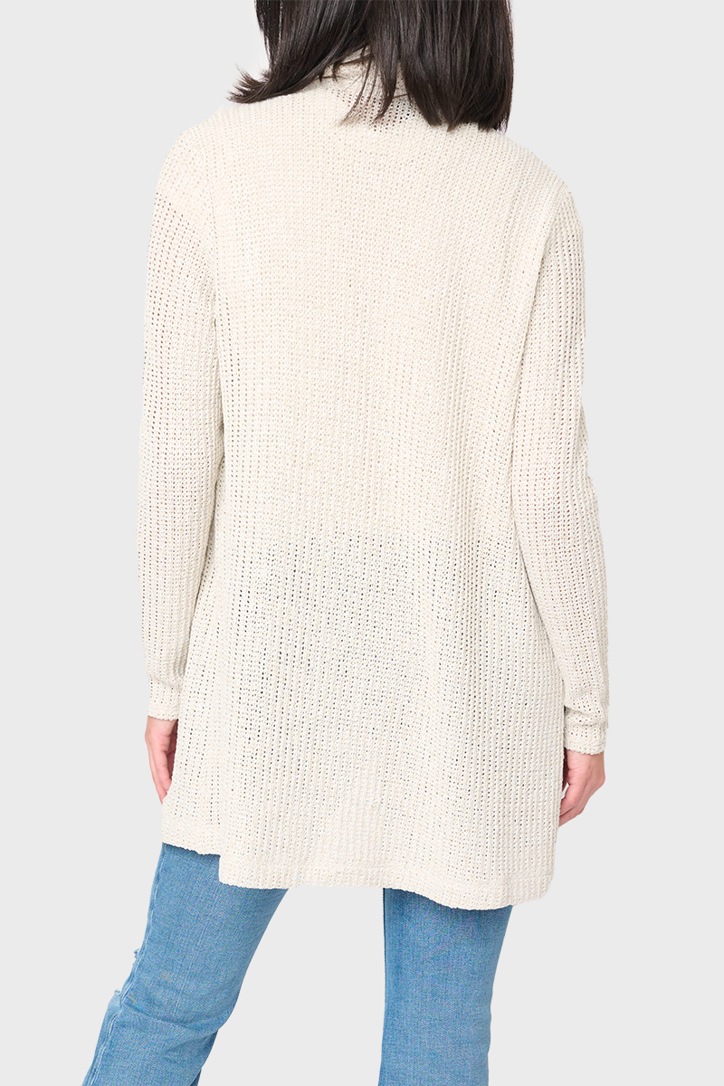 Gibson Shawl Collar Long Cardigan