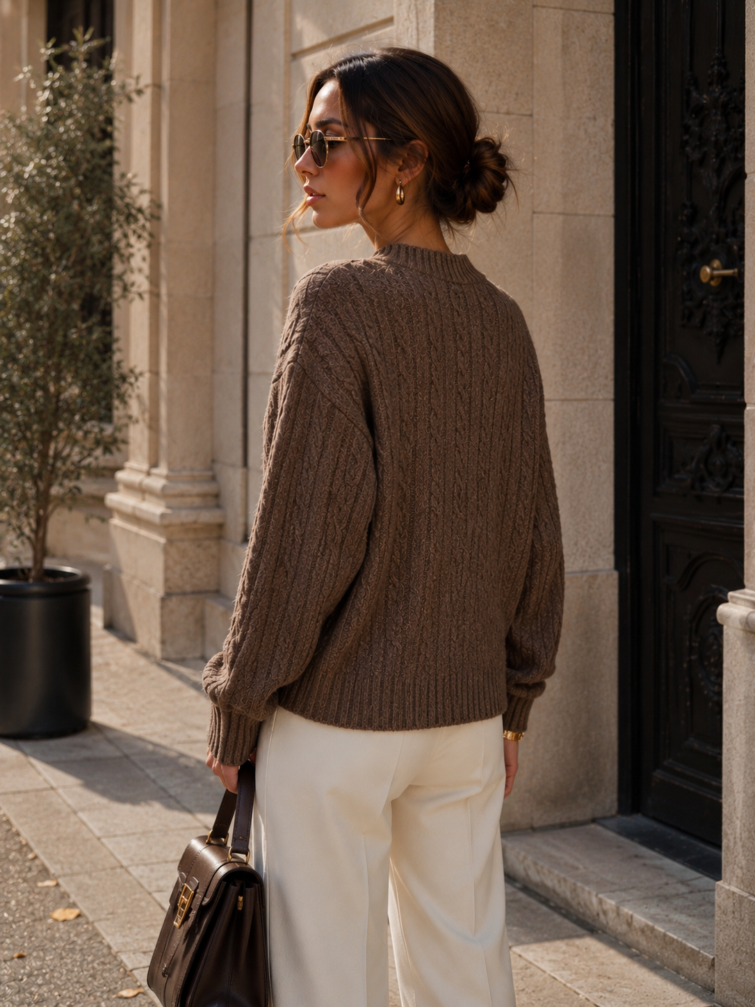 Signature Cable Knit Sweater