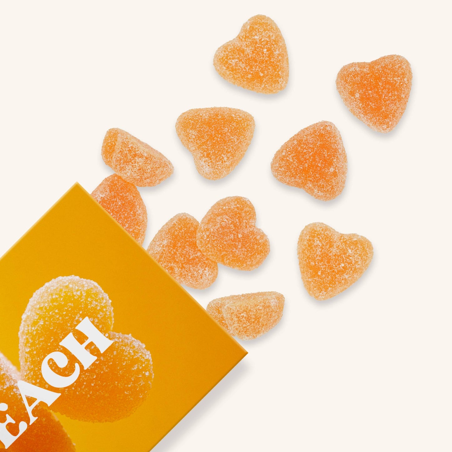 Vesper Peach Bellini Gummies, Chewy Candies, All natural