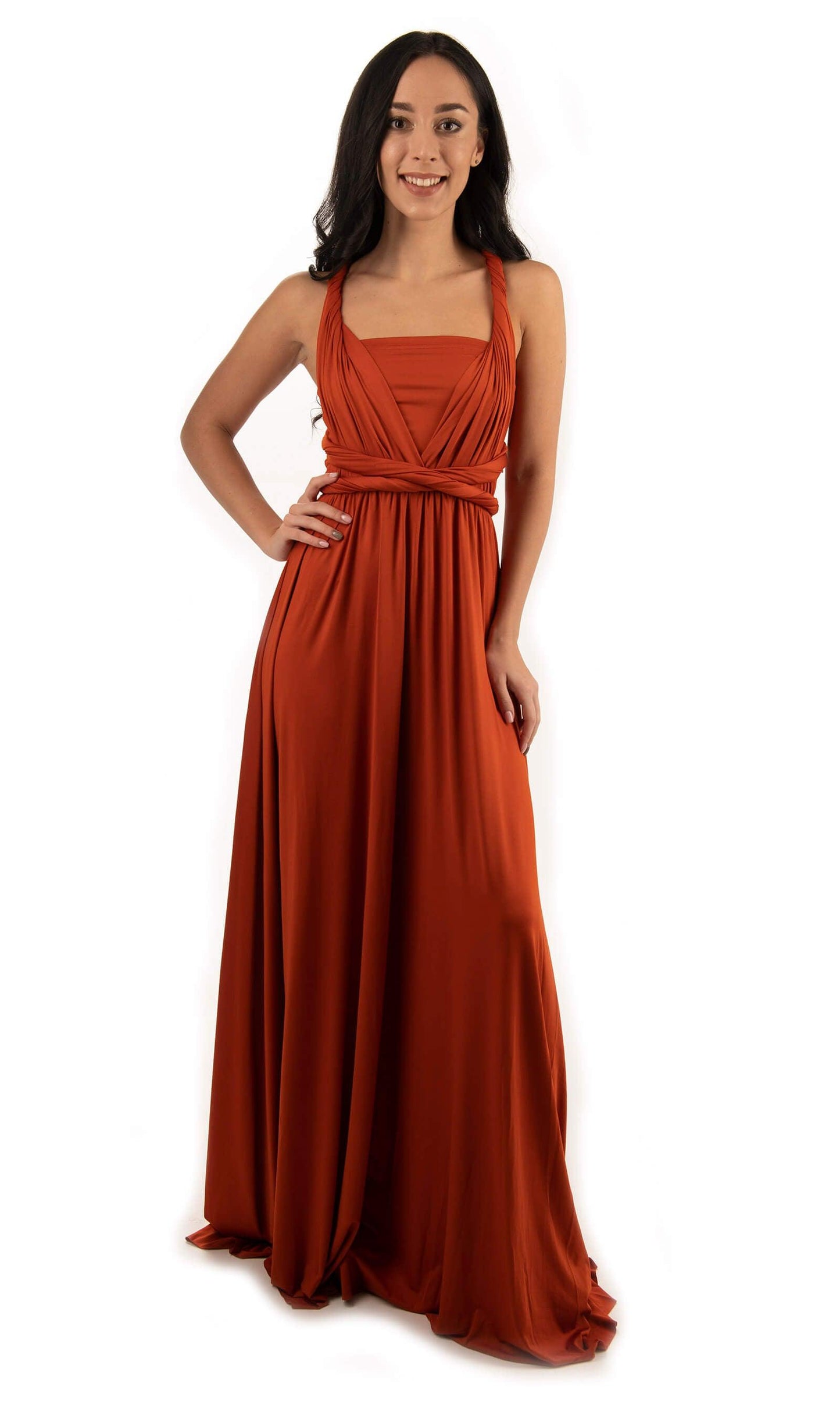 INFINITY DRESS RUST