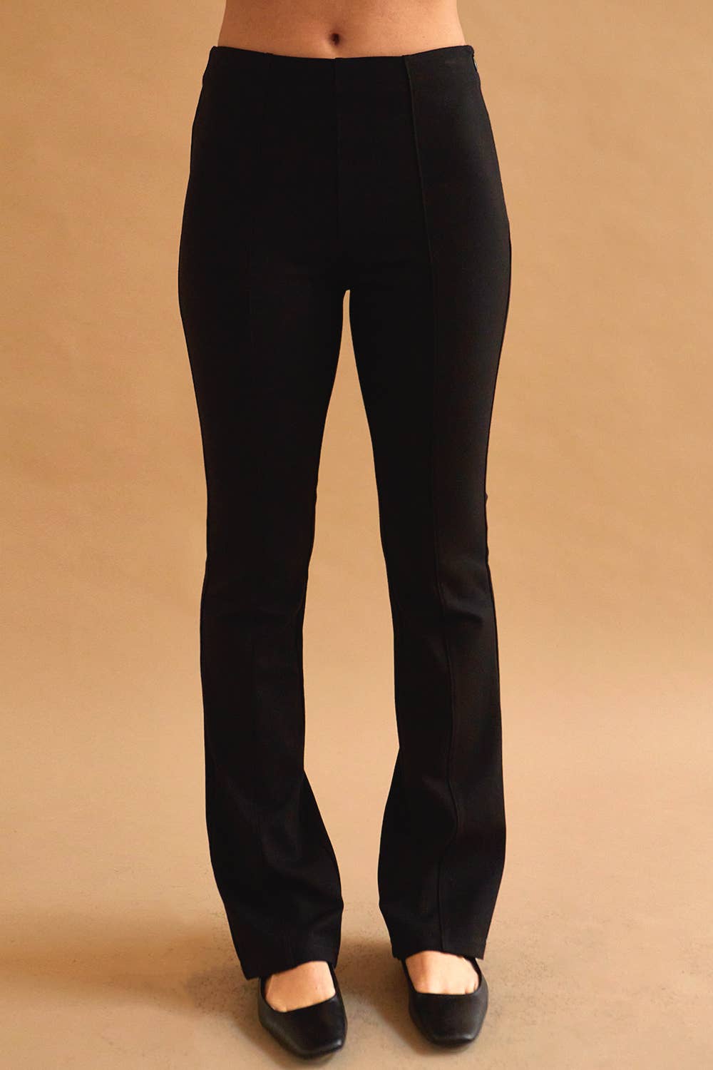 Crescent - Florence Stretch Knit Flare Pants
